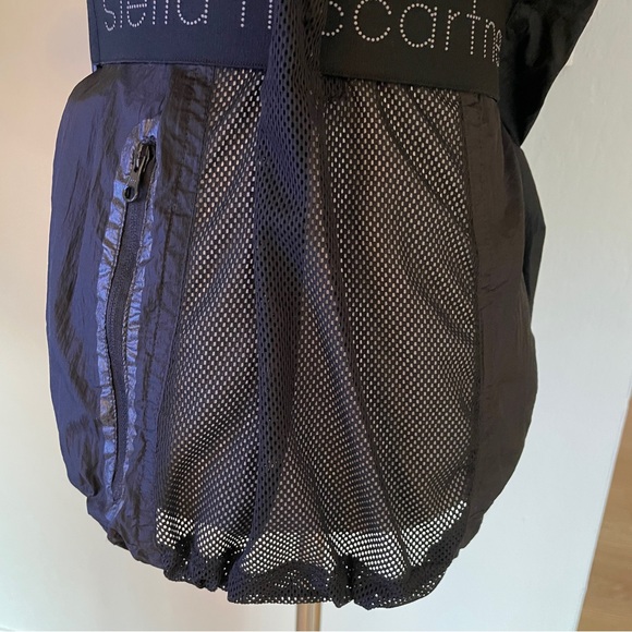 Adidas by Stella McCartney lightweight windbreaker in black, small - Picture 9 of 16